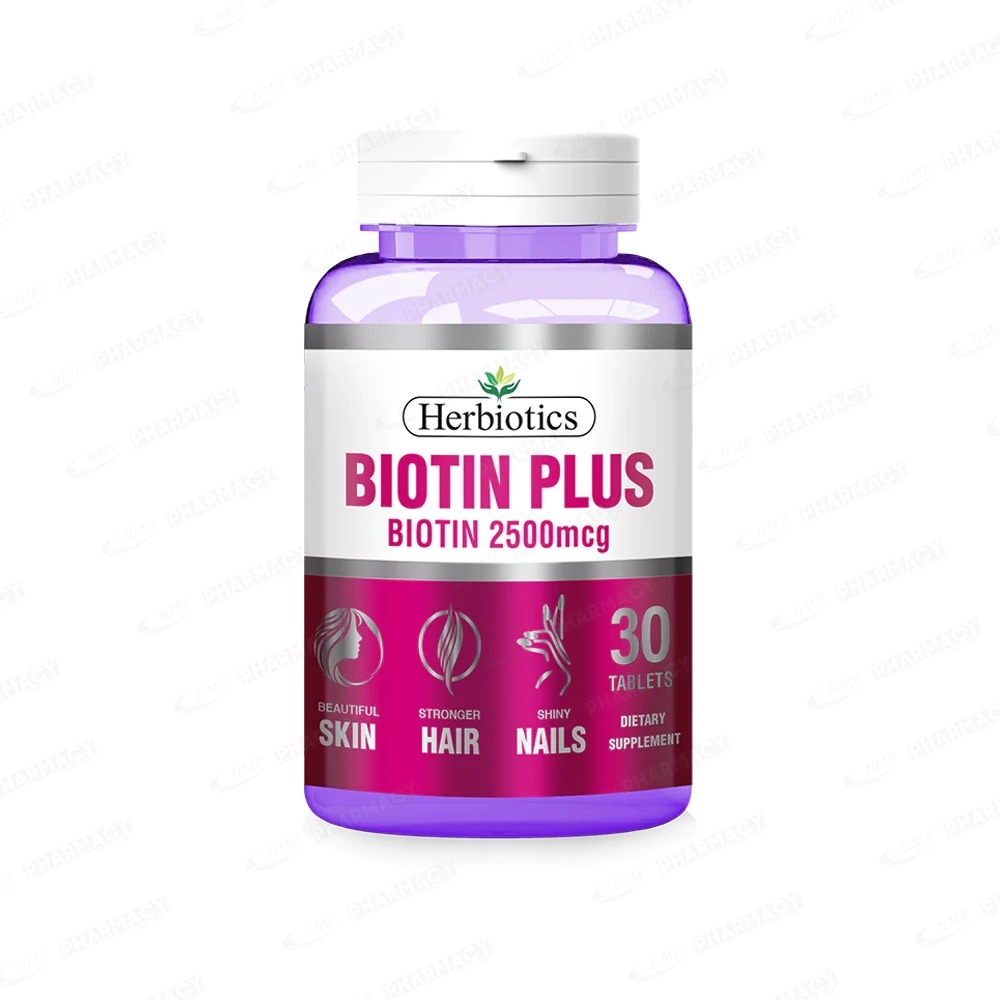 BIOTIN PLUS 2500MCG TAB 30S HERBIOTICS