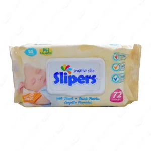 SLIPERS BABY WIPES 72S