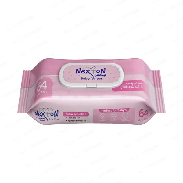 NEXTON WIPES SENSITIVE SKIN 64S
