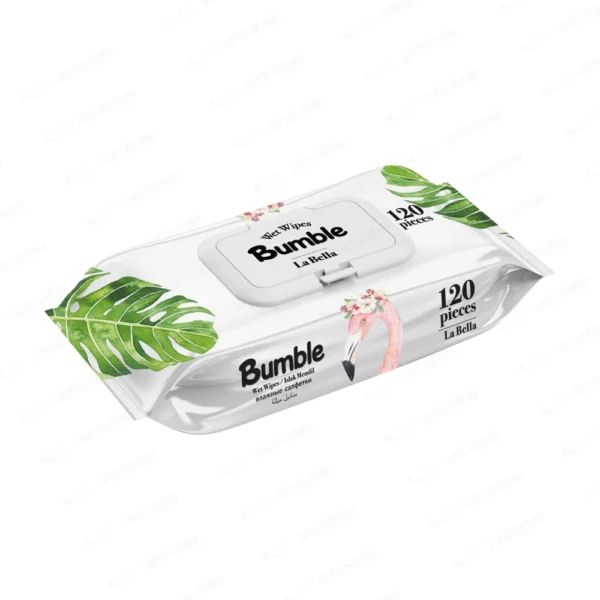 BUMBLE WET WIPES LABELLA 120PCS